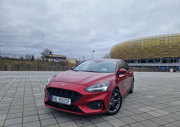 Ford Focus cena 71500 przebieg: 59300, rok produkcji 2018 z Gdańsk małe 379